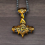 Viking Thor's Hammer Pendant Necklace