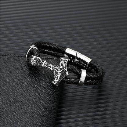 Thor's Hammer Mjölnir Bracelet