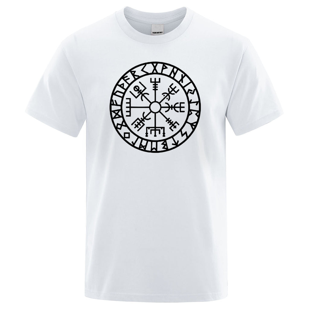 Vegvisir With Runes T-shirt