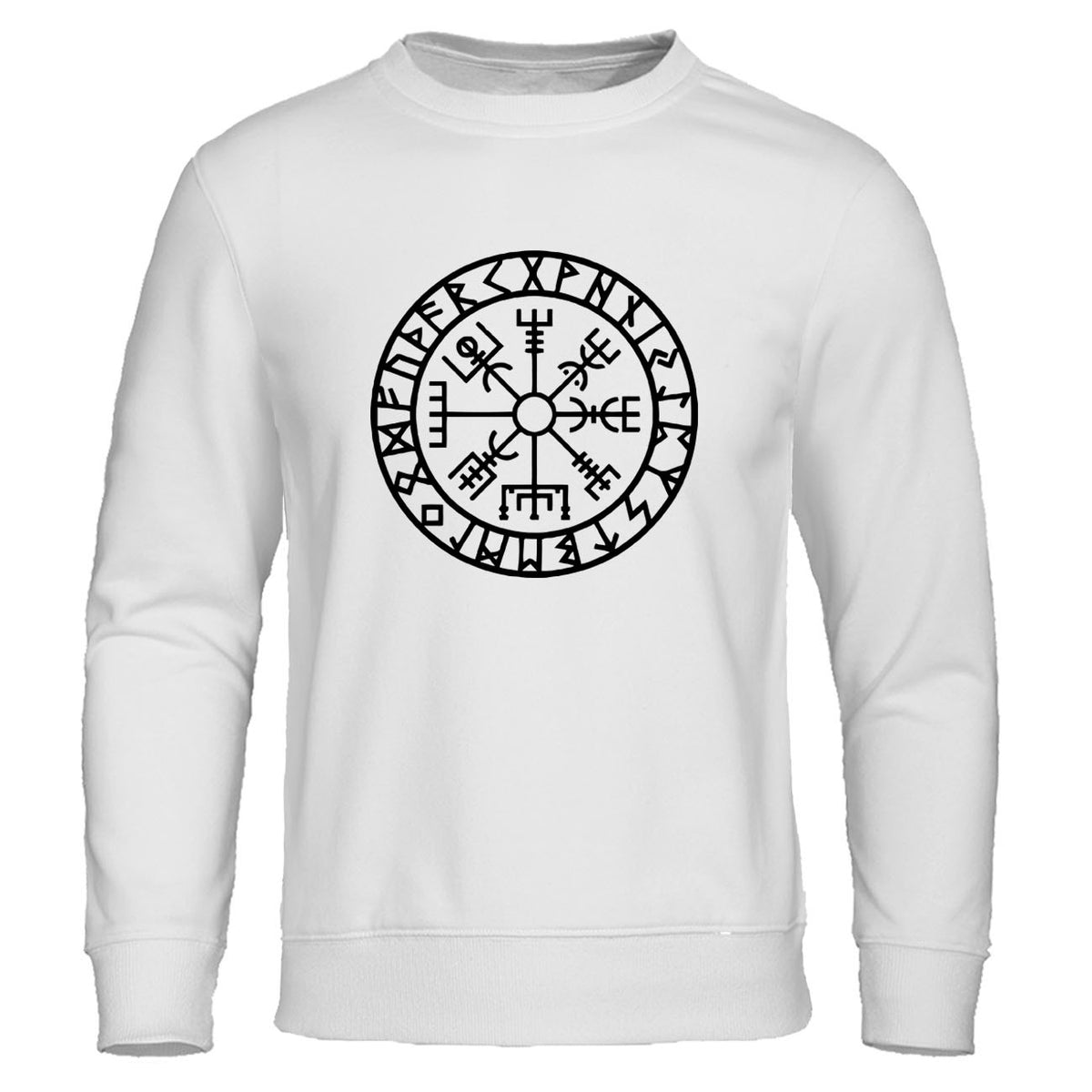 Vegvisir With Runes Viking Sweatshirt